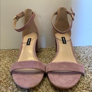 Nine West womens Pruce Wisteria Lilac Ankle strap heel